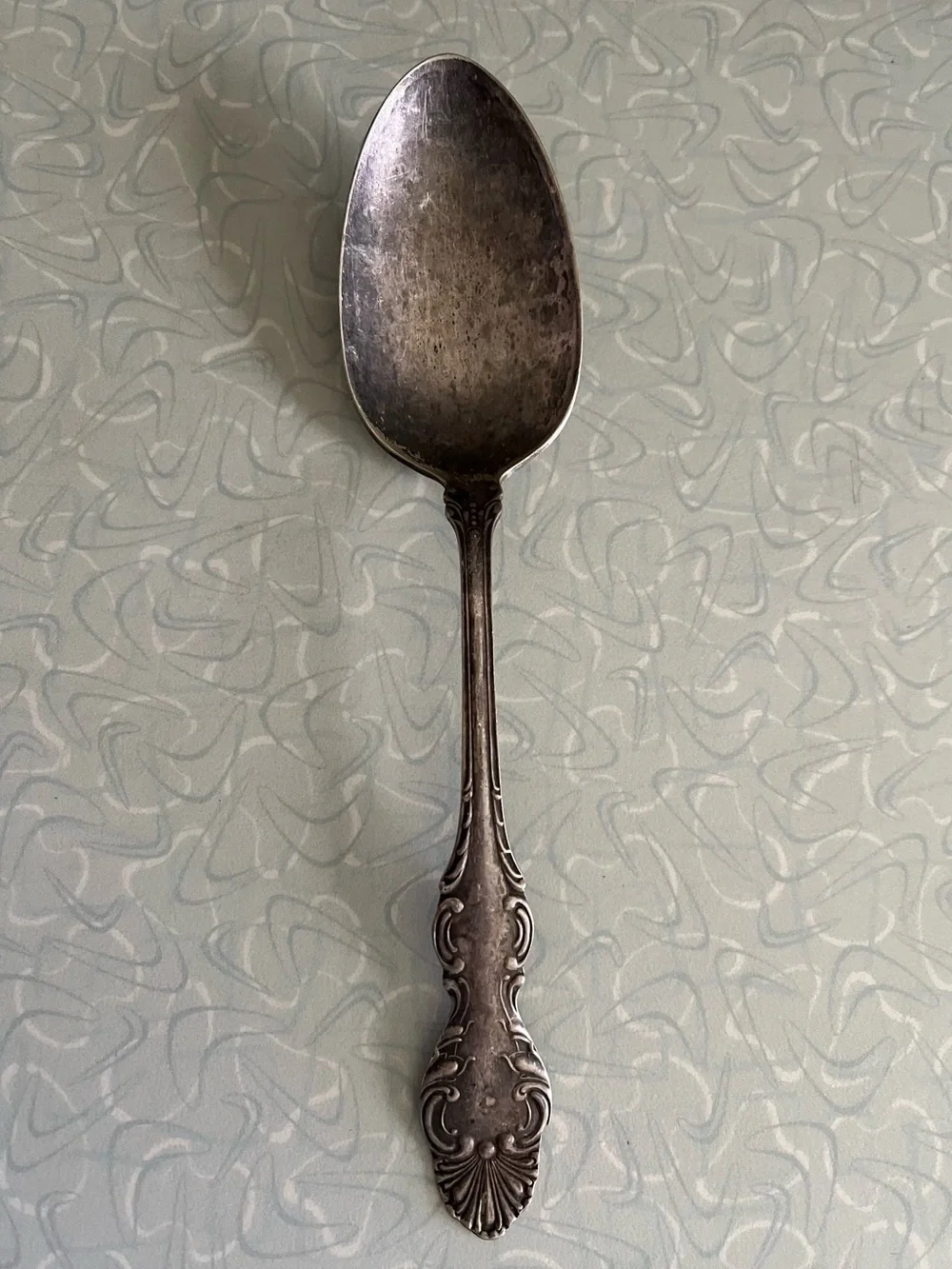 Antique tarnished spoon crafting jewelry